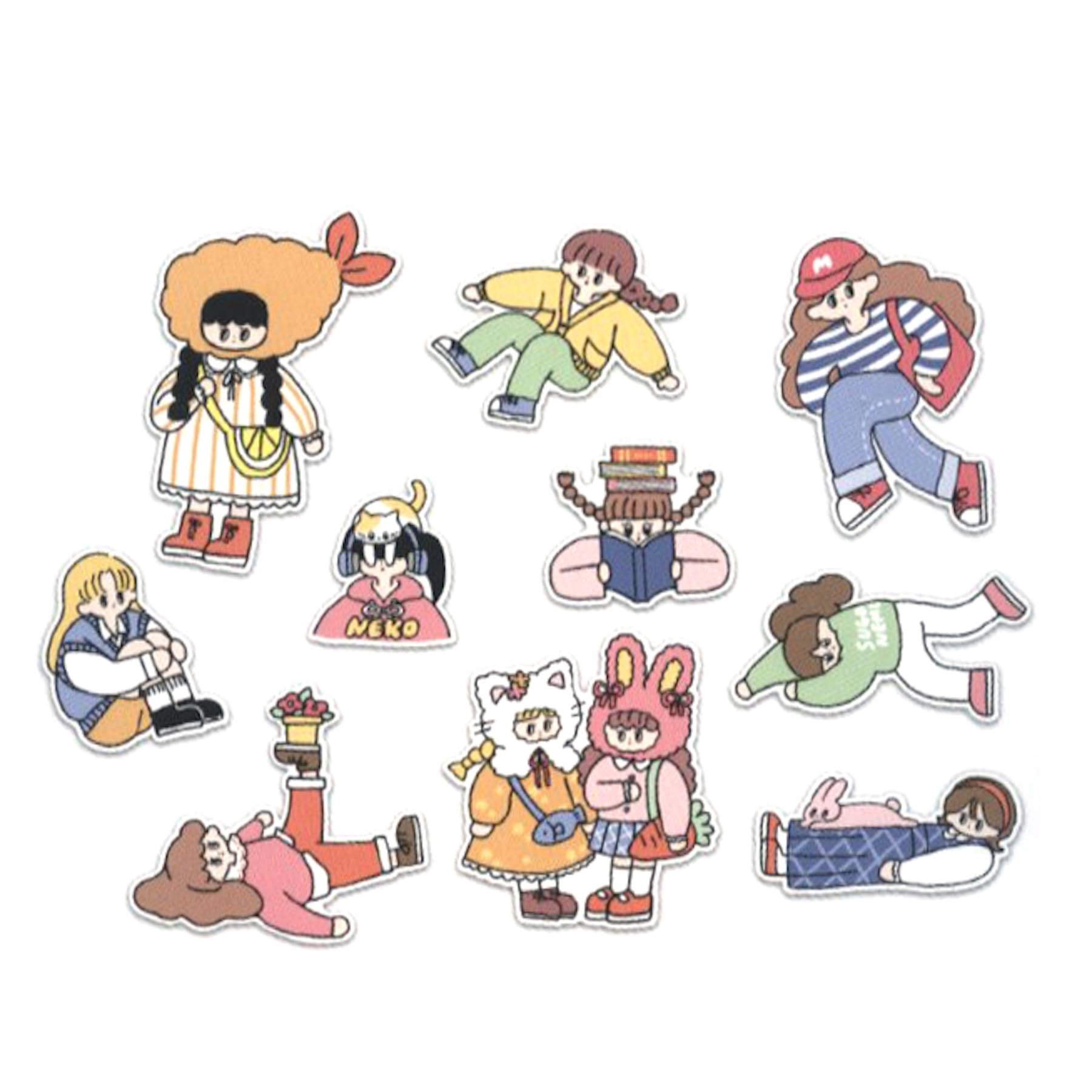 Amazon.co.jp: Amie sticker アミ ステッカー かわいい フレークシール